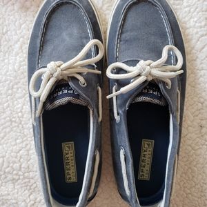 Men's Navy Sperry Top Slider Sz 10